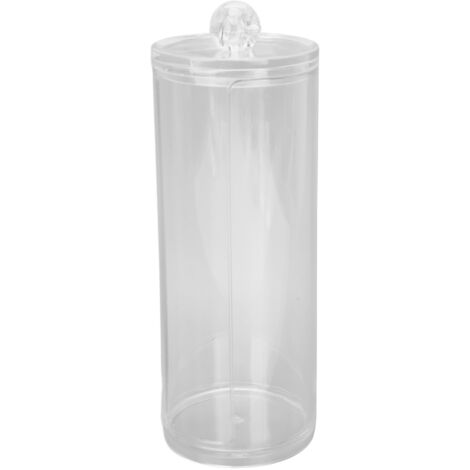 Boîte de Rangement Transparente pour Disques Démaquillants - Organisateur de Cotons Lavables - Distributeur Pratique (1/5)