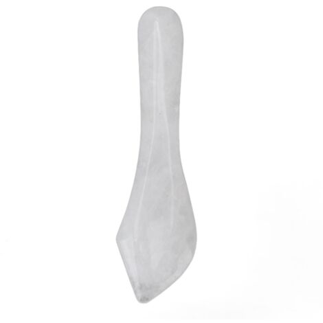 Outil de Thérapie Gua Sha en Pierre de Jade pour Détendre le Cou et les Épaules, Accessoire de Massage Portable (1/5)
