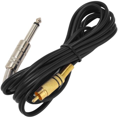 Câble d'alimentation souple en silicone pour machine à tatouage, fil noir professionnel (1/5)