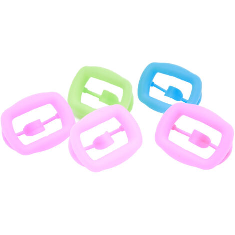 Écarteur de bouche en silicone réutilisable pour soins dentaires, 5 pièces souples pour écartement des joues (1/5)