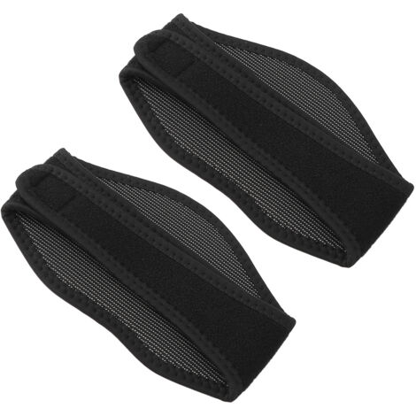 Collier cervical magnétique thérapeutique 2 pièces avec technologie infrarouge pour soulagement des douleurs cervicales - Noir (1/5)