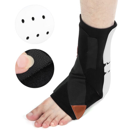 Attelle de cheville ajustable pour soutien et stabilisation - Correction de l'affaissement du pied - Taille M gauche - Confort respirant (1/5)