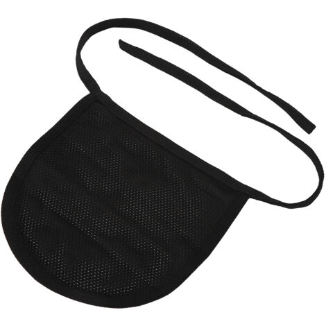 Couvre-stomie trachéale en coton noir, protection de trachéotomie discrète et confortable (1/5)