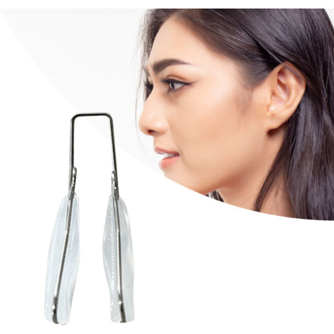 Redresseur Nasal en Silicone Souple, Correcteur de Nez pour la Nuit, Transparent et Confortable