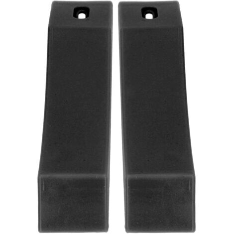 Coussin de protection en silicone pour haltères, antidérapant et durable (Noir) (1/5)