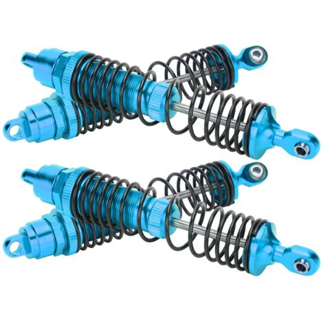 Amortisseurs Avant Arrière Bleus Métalliques pour Traxxas Slash 1/10 RC (1/5)