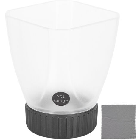 Loupe cylindrique 15x pour examen de détails et observation naturaliste, grossissement élevé (1/5)