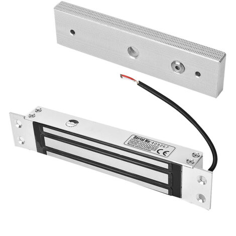 Serrure magnétique encastrée 12V 180kg pour système de contrôle d'accès (1/5)