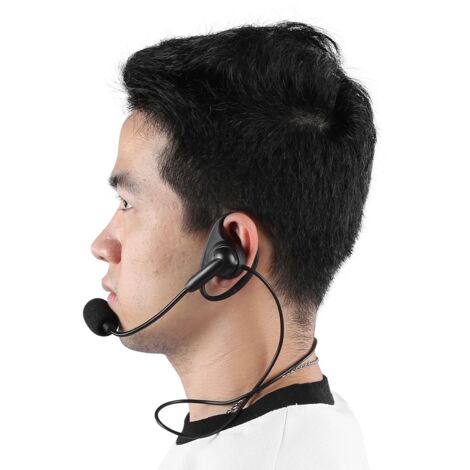 Écouteur Bluetooth Moto avec Crochet Oreille pour Intercom V6 V4, Casque Audio Filaire 3.5mm