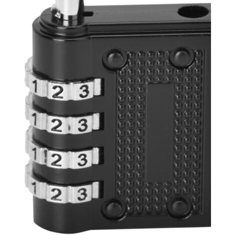 Cadenas à Combinaison 4 Chiffres Personnalisable pour Bagages, Portes, Fenêtres et Placards (1/4)