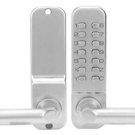 Serrure de Porte à Code Électronique Sécurisée, Verrouillage Mécanique Intelligent sans Clé pour Maison (1/5)