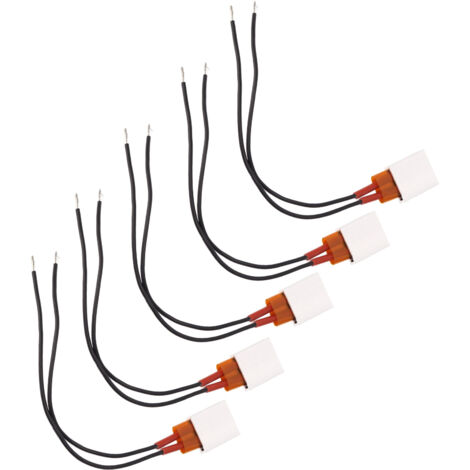 5 Pièces Plaque Chauffante PTC Céramique 12V, Élément Chauffant Aluminium avec Thermostat, Câble Noir 70℃ pour Chauffage Rapide (1/5)