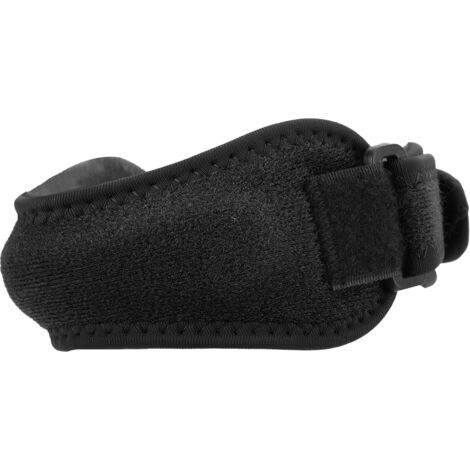 Genouillère de sport ajustable avec maintien rotulien pour running et activités extérieures, couleur noire (1/5)