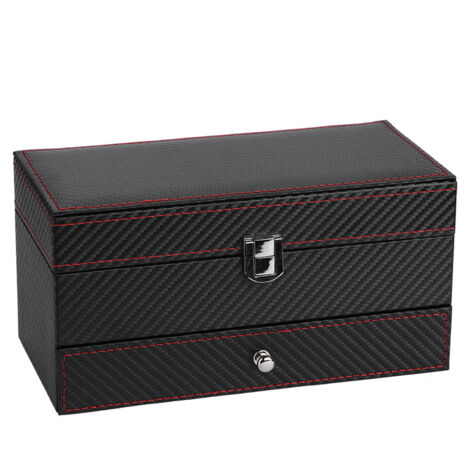 Écrin de Rangement pour Montres et Bijoux - Boîte Organisatrice pour Bracelets, Colliers, Boucles d'Oreilles et Bagues (1/5)