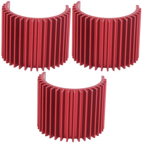 Dissipateur thermique en aluminium 3 pièces pour moteur RC, accessoire de refroidissement pour WLtoys 124019 (1/5)