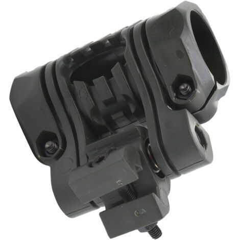 Support de Lampe pour Casque de Sécurité, Fixation Clip 25mm, Accessoire Lampe Torche Portable (1/5)