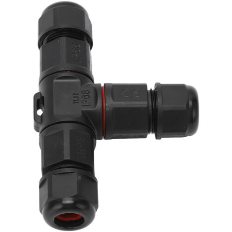 Connecteur étanche IP68 380V 25A 3 pôles pour câbles navals 6‑12mm², sertissage aéronautique. (1/5)