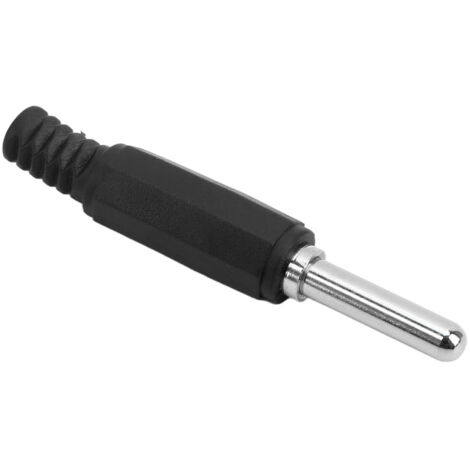 10 pièces Connecteur Banane Mâle 4mm Laiton Professionnel Noir pour Matériel Électrique et Sécurité (1/5)