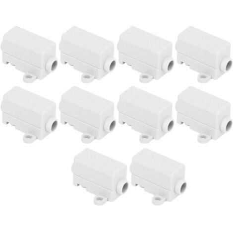10 Pièces Connecteur de Câble Électrique 60A 400V, Jonction pour Câblage Luminaire, Raccord Rapide Fils