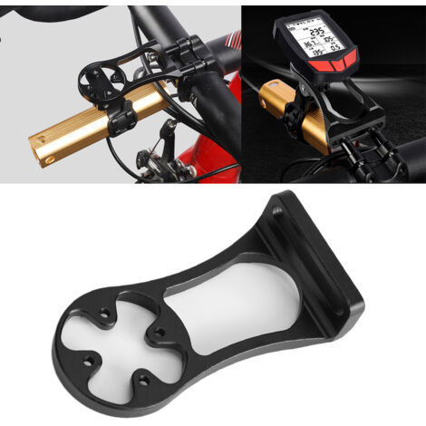 Support Vélo Noir Universel pour Smartphone et Lampe, avec Bras Amovible et Fixation Polyvalente (1/5)