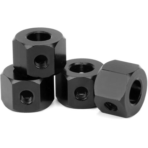 Adaptateur de connexion en aluminium 5-12mm pour WPL D12, camion RC - Noir (1/5)