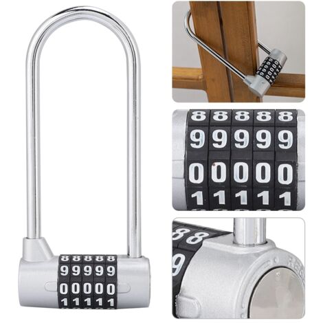 Coffret de Sécurité à Code pour Porte de Meuble en Alliage de Zinc avec Serrure en Forme de U (1/4)