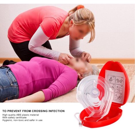 Masque de Ventilation d'Urgence pour RCR - Appareil de Réanimation Cardio-Pulmonaire Portable (1/5)