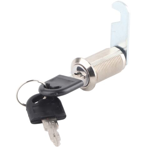 5 Serrures à Came 30mm pour Sécurité Armoire, Coffre à Outils, Boîte aux Lettres et Tiroir RV (1/5)