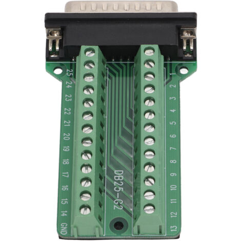 Connecteur à riveter 25 broches pour signaux et circuits imprimés, parfait pour tests et communication DB25-G2 (1/5)