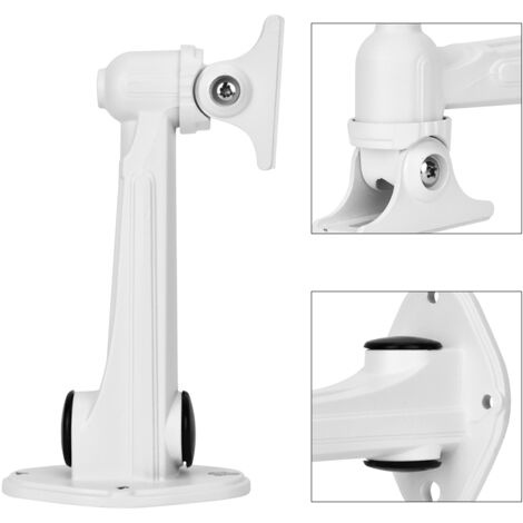 Support de Fixation Murale pour Caméras de Sécurité Extérieures Résistant aux Intempéries (1/5)
