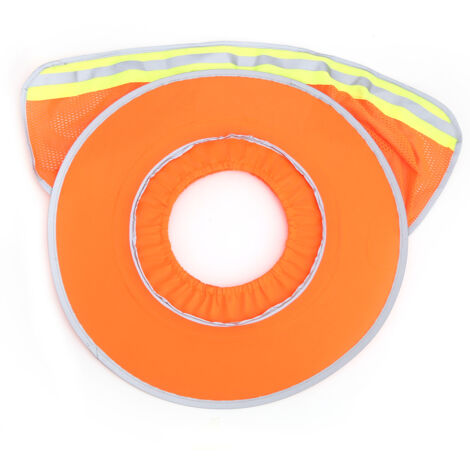 Casquette de travail ventilée avec protection solaire et bandes réfléchissantes pour ouvriers du BTP (1/5)