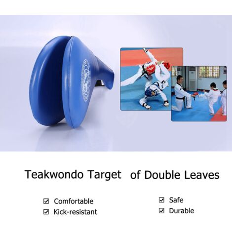 Sac de frappe pour entraînement Taekwondo Karate Kickboxing - Cible double coup de pied (1/2)