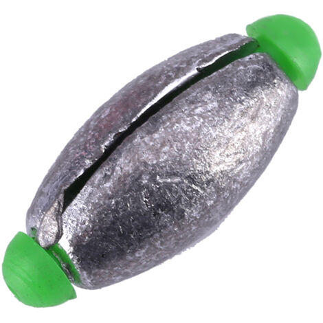 10 pièces Plombs de Pêche Détachables en 5 Poids Différents, Ensemble de Plombs pour Pêche en Mer et Rivière