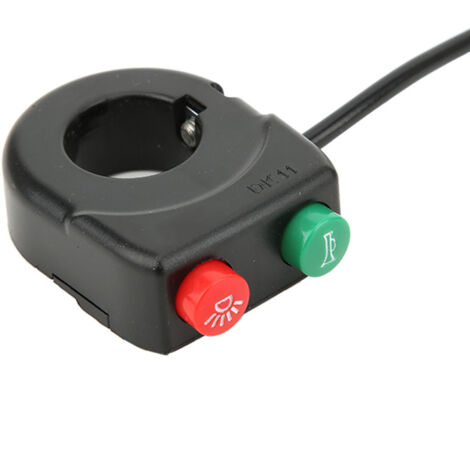 Interrupteur de Commande de Phare pour Guidon 22.5mm - Accessoire Moto, Scooter, Vélo Électrique (1/4)