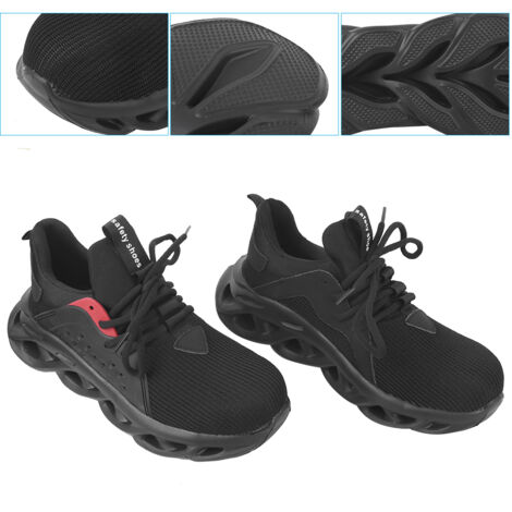 Chaussures de sécurité homme anti-perforation avec embout acier et semelle respirante (Taille 41) (1/5)