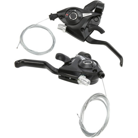 Levier de frein et de vitesse pour vélo route et VTT, compatible freins à disque, câble de vitesse 3x7, 21 vitesses (1/5)
