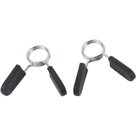 Collier de Sécurité pour Haltères 25mm - 2 Pièces, Fixation Rapide pour Poids de Musculation et Yoga (1/5)