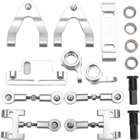 Ensemble de Bras de Suspension en Aluminium pour WPL D12, Pièces de Rechange RC Métalliques (1/5)