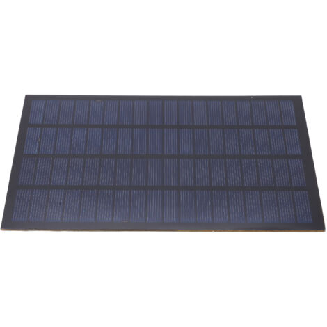Panneau solaire 18V 2.5W portable en silicium polycristallin pour chargeurs et petits appareils, format 194x120 mm. (1/5)