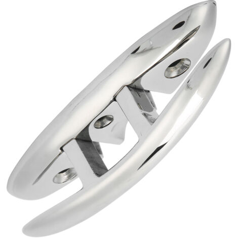 Taquet d'amarrage pliable en acier inox 316 pour bateau, yacht et navire (13 cm) (1/5)