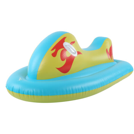 Luge gonflable enfant PVC avec anse, parfaite pour glisse hiver et sports neige en plein air. (1/5)