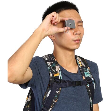 Miroir de survie réfléchissant pour randonnée et camping, signalisation d'urgence en extérieur (1/5)