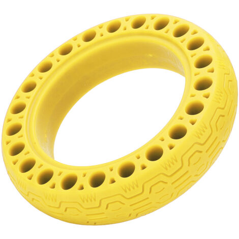 Pneu solide coloré 60/70-6.5 pour trottinette électrique Xiaomi G30, accessoire jaune vif (1/5)