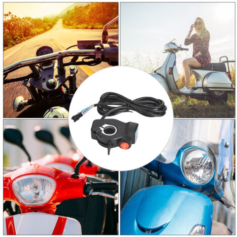 Accélérateur pouce vélo électrique avec écran LCD et indicateur de tension batterie pour vélo électrique (1/5)