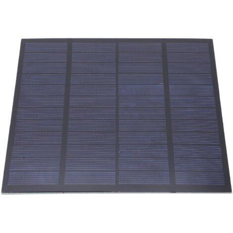 Panneau solaire 3W 12V pour camping et bricolage - Cellules polycristallines 145x145mm - Portable et léger (1/5)