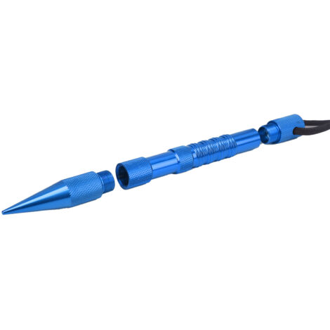 Aiguille en aluminium pour parapluie, outil de reliure et couture paracord pour bracelets - Bleu (1/5)