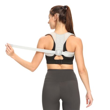Ceinture Redresse Dos Homme Femme, Correcteur Posture Épaules et Soutien Dorsal