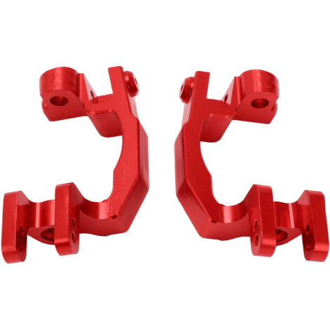 2 Pièces Moyeux Arrière CNC Alliage Léger Haute Résistance, Installation Facile pour Modèles RC 1/10 (1/5)