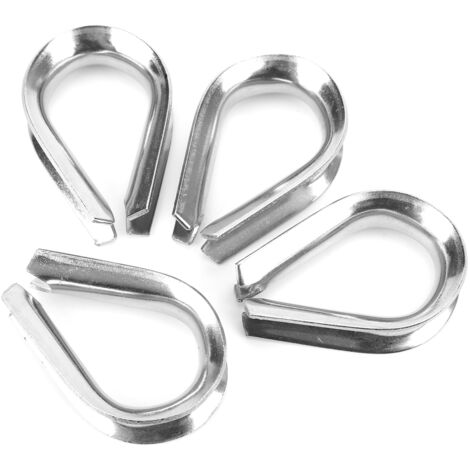 4 pièces de douilles en acier inoxydable M12 12mm pour câbles de 1/2 pouce (1/5)