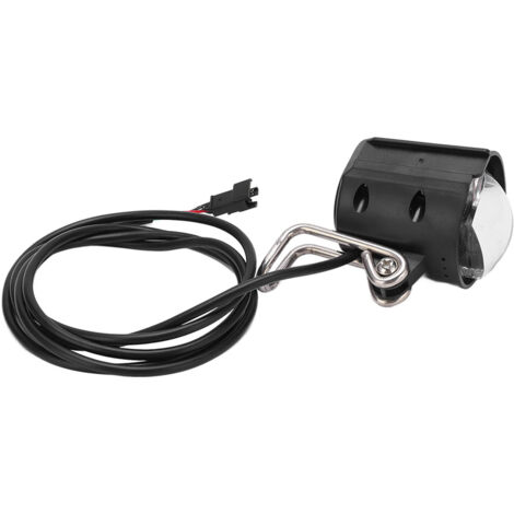 Phare de Vélo Électrique 12W 36V-48V, Étanche avec Klaxon Intégré 75-100dB, Lumière Avant et Avertisseur 2 en 1 (1/5)